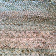 Plaited moses basket detail